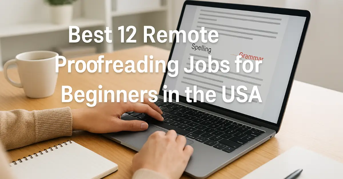Best 12 Remote Proofreading Jobs for Beginners in the USA