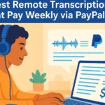 Top 7 Best Remote Transcription Jobs That Pay Weekly via PayPal