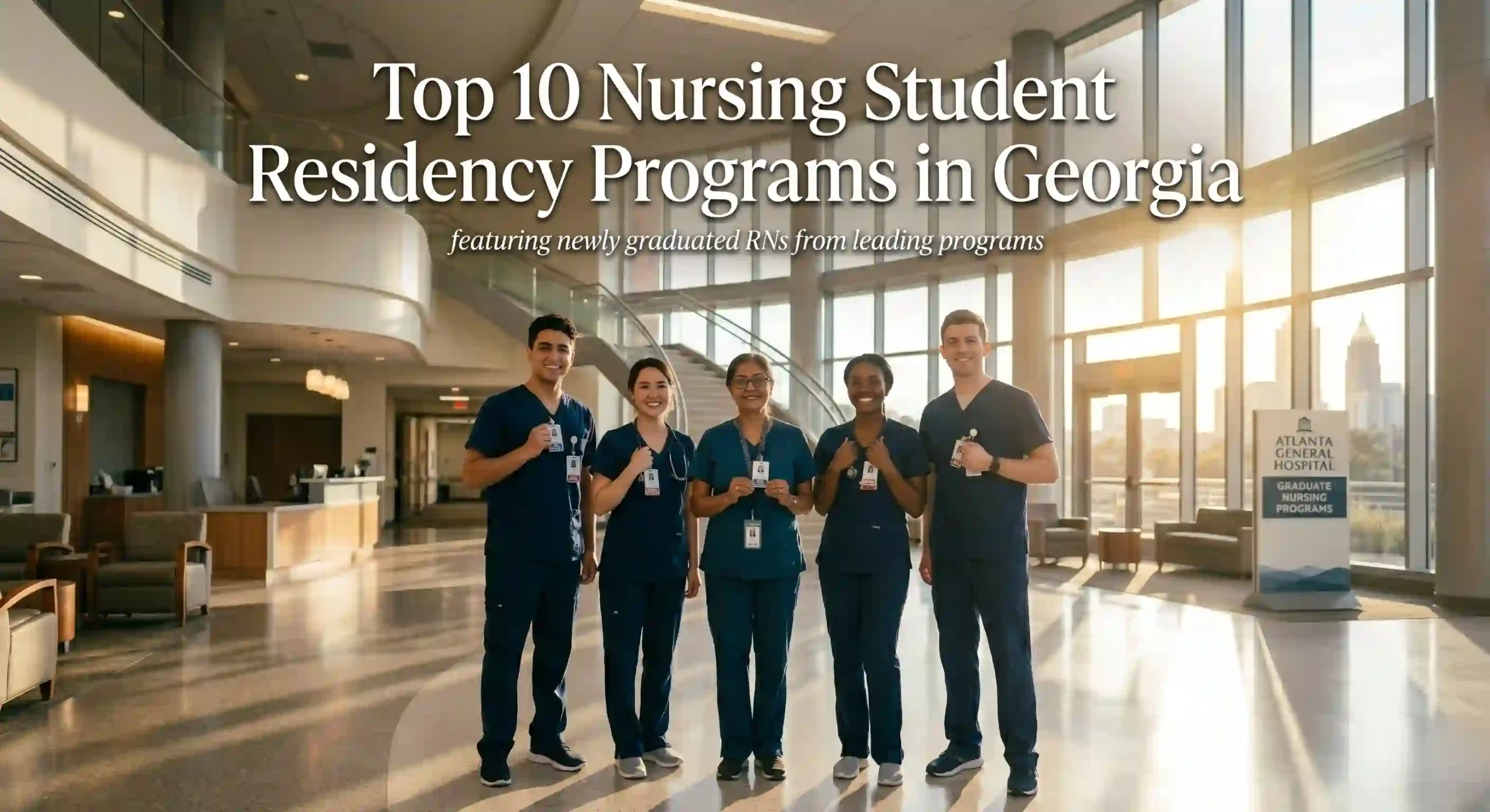 Top 10 Nursing Student Residency Programs in Georgia